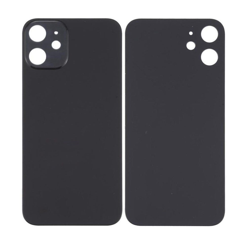 Back Glass Panel for Apple iPhone 12 Black - EGFix Back Glass Panel for Apple iPhone 12 Black - EGFix